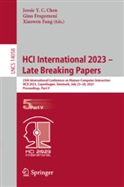 Jessie Y. C. Chen, Xiaowen Fang, Gino Fragomeni - HCI International 2023 - Late Breaking Papers