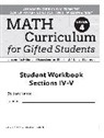 Molly Bryan Talbot, Clg Of William And Mary/Ctr Gift Ed, Clg of William and Mary/ctr Gift Ed Bryan Talbot - Math Curriculum for Gifted Students