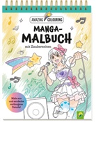 Schwager &amp; Steinlein Verlag, Collaborate Agency - Manga-Malbuch mit Zauberseiten. Tolles Geschenk für Fans!