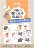 pen2nature, Hannah Wood - Mini-Mitnehm-Block Rätseln & Malen Natur