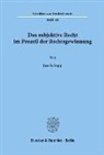 Jan Schapp - Das subjektive Recht im Prozeß der Rechtsgewinnung.
