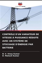 D. Mahesh Kumar, N. V. Vinay Kumar - CONTRÔLE D'UN VARIATEUR DE VITESSE À PUISSANCE RÉDUITE AVEC UN SYSTÈME DE STOCKAGE D'ÉNERGIE PAR BATTERIE