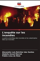 Abdalla Assad Warrak, Alexandre Luís Belchior dos Santos, Públio Lima de Melo - L'enquête sur les incendies