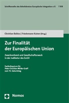 Christian Baldus, Kainer, Friedemann Kainer - Zur Finalität der Europäischen Union