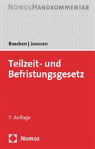 Winfried Boecken, Jacob Joussen - Teilzeit- und Befristungsgesetz