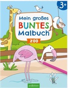Marlit Kraus - Mein großes buntes Malbuch - Zoo