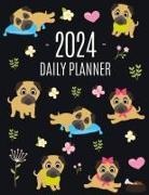 Happy Oak Tree Press - Pug Planner 2024