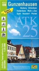 Landesamt für Digitalisierung Breitband un, Breitband und Vermessung Landesamt für Digitalisierung - ATK25-I08 Gunzenhausen (Amtliche Topographische Karte 1:25000)