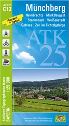 Landesamt für Digitalisierung Breitband un, Breitband und Vermessung Landesamt für Digitalisierung - ATK25-C12 Münchberg (Amtliche Topographische Karte 1:25000)