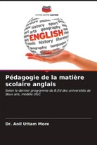 Anil Uttam More, Dr. Anil Uttam More - Pédagogie de la matière scolaire anglais
