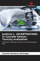 Amanda Mendonça Domingos - Justicia L. (ACANTHACEAE) in Cerrado Goiano - Toxicity evaluation