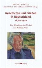 Helmut Donat, Lütgemeier-Davin, Reinhold Lütgemeier-Davin - Geschichte und Frieden in Deutschland 1870-2020