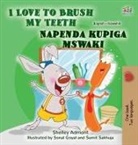 Shelley Admont, Kidkiddos Books - I Love to Brush My Teeth (English Swahili Bilingual Book for Kids)