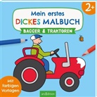 Corina Beurenmeister - Mein erstes dickes Malbuch ab 2 - Bagger und Traktoren