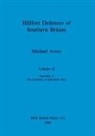 Michael Avery - Hillfort Defences of Southern Britain, Volume II