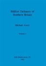 Michael Avery - Hillfort Defences of Southern Britain, Volume I