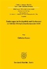 Christian Kunze - Änderungen in Bankpolitik und Bankwesen als Teil der Wirtschaftsreformen der DDR.