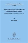 Franz Mänhardt - Die Kodifikation des österreichischen Internationalen Privatrechts.