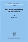 Karl-Heinz Fezer - Der Benutzungszwang im Markenrecht.