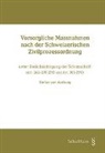Stefan Von Aarburg - Vorsorgliche Massnahmen nach der Schweizerischen Zivilprozessordnung