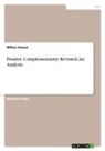 Milton Owuor - Positive Complementarity Revisted. An Analysis