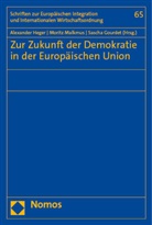 Sascha Gourdet, Alexander Heger, Moritz Malkmus - Zur Zukunft der Demokratie in der Europäischen Union