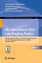 Margherita Antona, Stavroula Ntoa, Stavroula Ntoa et al, Gavriel Salvendy, Constantine Stephanidis - HCI International 2023 - Late Breaking Posters