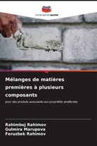 Gulmira Marupova, Feruzbek Rahimov, Rahimboj Rahimov - Mélanges de matières premières à plusieurs composants