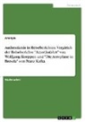 Anonymous - Authentizität in Reiseberichten. Vergleich der Reiseberichte "Amerikafahrt" von Wolfgang Koeppen und "Die Aeroplane in Brescia" von Franz Kafka