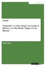 Anonymous - Vergleich von Franz Kafkas "Aeroplane in Brescia" und Max Brods "Flugwoche in Brescia"