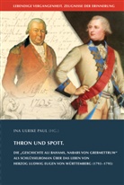 Geschichts- und Altertumsverein, Ina Ulrike Paul, Ina Ulrike Paul, Württembergischer Geschichts- und Altertumsverein - Thron und Spott