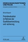 Britta Klopsch - Fremdevaluation im Rahmen der Qualitätsentwicklung und -sicherung