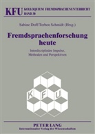 Sabine Doff, Torben Schmidt - Fremdsprachenforschung heute