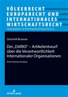 Dominik Brunner, Peter Hilpold - Der "DARIO" - Artikelentwurf über die Verantwortlichkeit Internationaler Organisationen