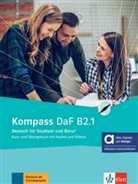 Birgit Braun, Nadja Fügert, Friederike Jin, Friederike u a Jin, Klaus Mautsch, Ilse Sander... - Kompass DaF B2.1 - Hybride Ausgabe allango, m. 1 Beilage