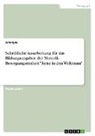 Anonymous - Schriftliche Ausarbeitung für das Bildungsangebot der Motorik. Bewegungseinheit "Reise in den Weltraum"