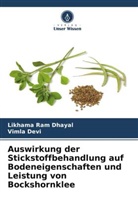 Vimla Devi, Likhama Ram Dhayal - Auswirkung der Stickstoffbehandlung auf Bodeneigenschaften und Leistung von Bockshornklee