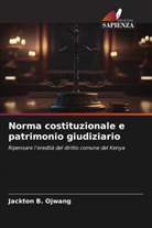 Jackton B. Ojwang - Norma costituzionale e patrimonio giudiziario