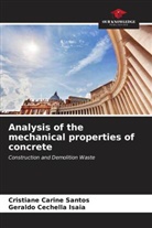 Geraldo Cechella Isaia, Cristiane Carine Santos - Analysis of the mechanical properties of concrete