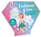 Katja Rau, Katja Illustration Rau - Stickerbuch: Anziehpuppen zum Stickern. Einhörner & Feen