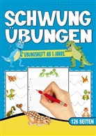 S&amp;L Creative Collection, S&amp;L Inspirations Lounge - Dinosaurier Schwungübungen Übungsheft für Jungen!
