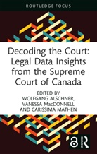 Carissima (University of Ottawa Faculty of Mathen, Wolfgang Alschner, Vanessa MacDonnell, Carissima Mathen, Mathen Carissima - Decoding the Court: Legal Data Insights From the Supreme Court of