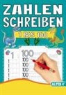 S&amp;L Creative Collection, S&amp;L Inspirations Lounge - Zahlen Schreiben Lernen - Vorschul-Übungsheft für Jungen mit Dinosaurier-Motiven!