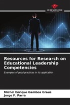 Michel Enrique Gamboa Graus, Jorge F. Parra - Resources for Research on Educational Leadership Competencies