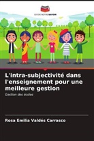 Rosa Emilia Valdés Carrasco - L'intra-subjectivité dans l'enseignement pour une meilleure gestion