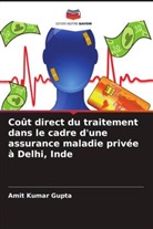 Amit Kumar Gupta - Coût direct du traitement dans le cadre d'une assurance maladie privée à Delhi, Inde