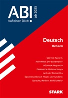 STARK Deutsch - Abi - Auf einen Blick! 2025 Hessen