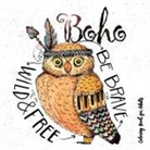 Musterstück Grafik, Monsoon Publishing - Boho Coloring Book for Adults - Be wild, brave and free