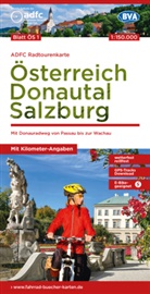 Allgemeiner Deutscher Fahrrad-Club e.V. (ADFC), Bike, BVA BikeMedia GmbH, Allgemeiner Deutscher Fahrrad-Club e V (ADFC - ADFC-Radtourenkarte ÖS1 Österreich Donautal Salzburg 1:150:000, reiß- und wetterfest, E-Bike geeignet, GPS-Tracks Download, mit Bett+Bike Symbolen, mit Kilometer-Angaben