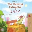 Kidkiddos Books, Rayne Coshav - The Traveling Caterpillar (English Urdu Bilingual Book for Kids)